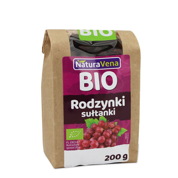Rodzynki Sułtanki Bezglutenowe BIO (5 szt x 200 g)