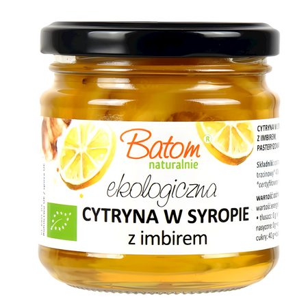 Cytryna z Imbirem w Syropie BIO  (90 g) (2 szt x 220 g)