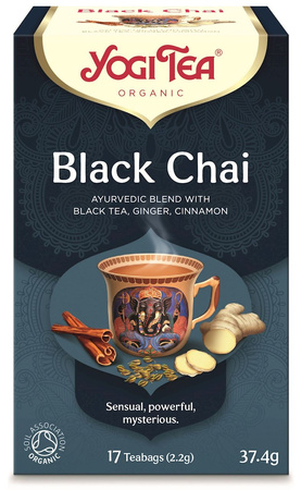 Herbata Czarna z imbirem i Cynamonem (Black Chai) BIO (17 x 2,2 g) 37,4 g