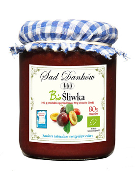 Śliwka 80 % BIO (2 szt x 260 g)