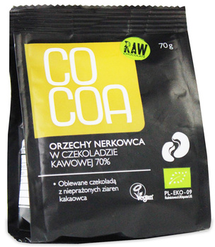Orzechy Nerkowca w Czekoladzie Kawowej BIO (2 szt x 70 g)