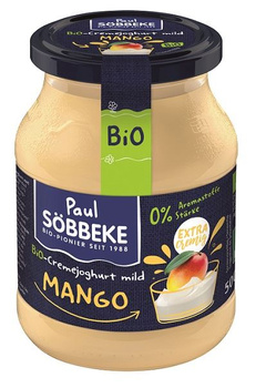 Jogurt Kremowy Mango BIO  (Słoik) (2 szt x 500 g)