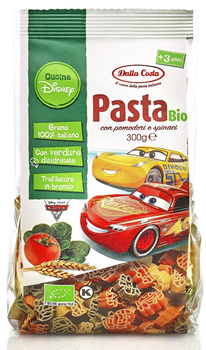 Makaron (Semolinowy Trójkolorowy) Disney Auta BIO (4 szt x 300 g)