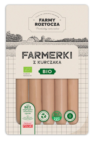 Parówki Farmerki z Kurczaka BIO (2 szt x 250 g)