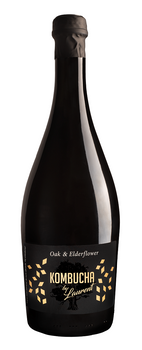 Kombucha Bellebulle Na Płatkach Dębu o Smaku Kwiatów Czarnego Bzu BIO 750 ml