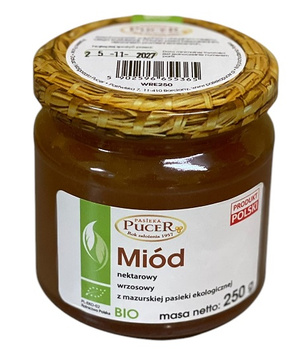 Miód Wrzosowy BIO 250 g