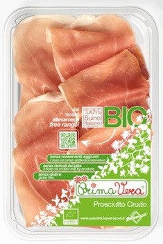Szynka Dojrzewająca (Prosciutto Crudo) Bezglutenowa BIO 70 g