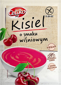 Kisiel o Smaku Wiśniowym Bez Dodatku Cukrów Bezglutenowy (25 szt x 40 g)