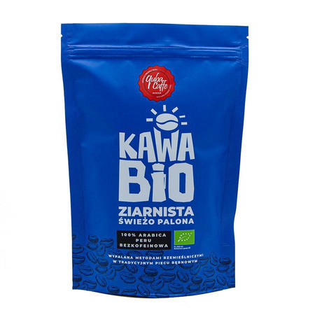 Kawa Ziarnista Bezkofeinowa Arabica 100 % BIO 250 g