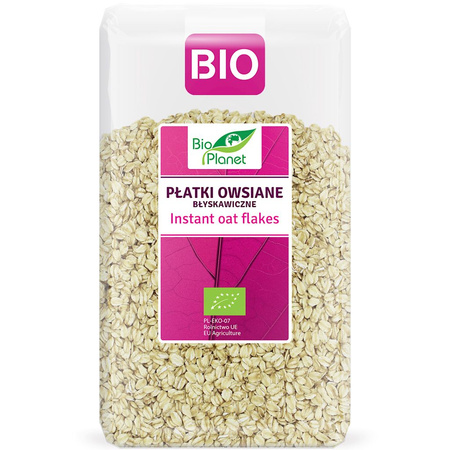Płatki Owsiane Błyskawiczne BIO (3 szt x 600 g)