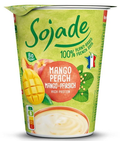 Deser Sojowy Mango - Brzoskwinia Bezglutenowy BIO (2 szt x 400 g)
