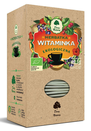 Herbatka Witaminka BIO (25 x 2,5 g) 62,5 g (3 szt x 63 g)
