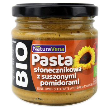 Pasta Słonecznikowa z Suszonymi Pomidorami  BIO (6 szt x 185 g)