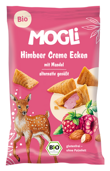 Rożki z Kremem Migdałowo - Malinowym Bezglutenowe BIO (5 szt x 30 g)