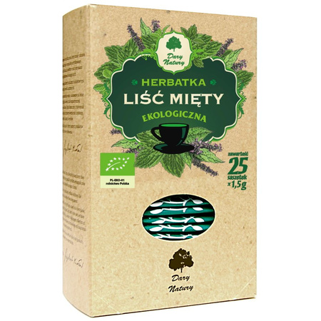 Herbatka Liść Mięty BIO (25 x 1,5 g) 37,5 g