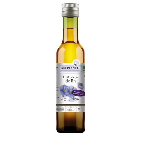 Olej Lniany Tłoczony Na Zimno BIO 250 ml