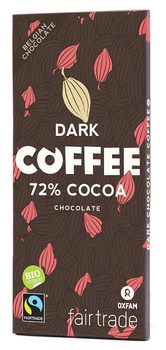 Czekolada Gorzka z Ziarnami Kawy Fair Trade BIO (2 szt x 100 g)