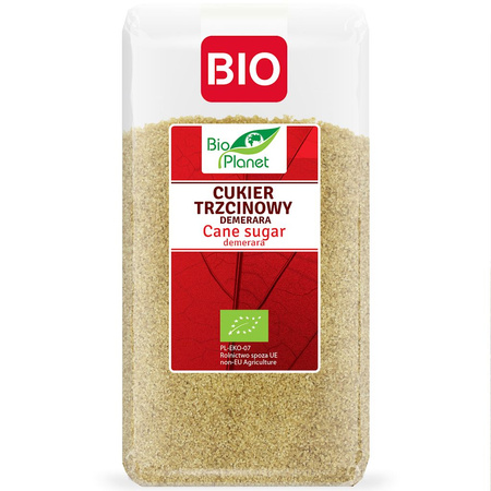 Cukier Trzcinowy Demerara BIO (3 szt x 500 g)