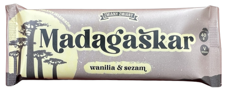 Baton Daktylowy Wanilia - Sezam Madagaskar Bezglutenowy (5 szt x 40 g)