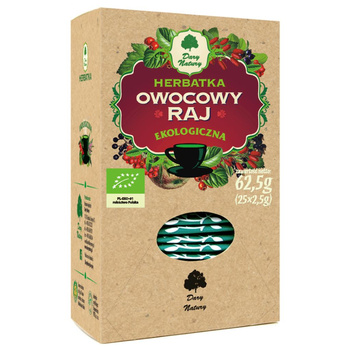 Herbatka Owocowy Raj BIO (25 x 2,5 g) 62,5 g (3 szt x 63 g)
