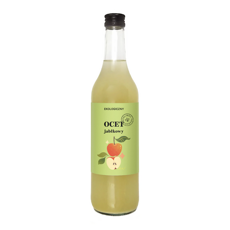 Ocet Jabłkowy 4 % Niefiltrowany  BIO (2 szt x 500 ml)