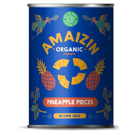 Ananas Kawałki W Soku Własnym BIO 400 g (250 g)