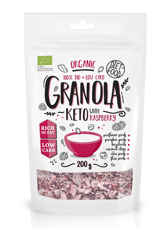 Granola Malina Keto BIO 200 g