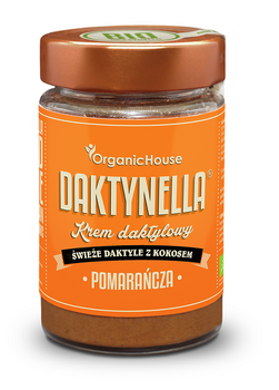 Krem Kokosowo - Daktylowy Pomarańcza Bezglutenowy BIO 190 g