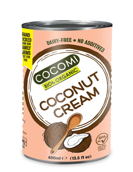 Krem Kokosowy Bez Gumy Guar Bez Dodatku Cukrów BIO (3 szt x 400 ml)
