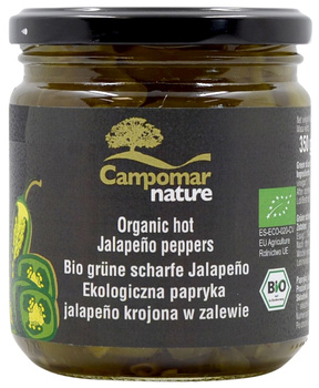 Papryka Jalapeno Zielona Krojona w Zalewie BIO 350 g () (3 szt x 130 g)