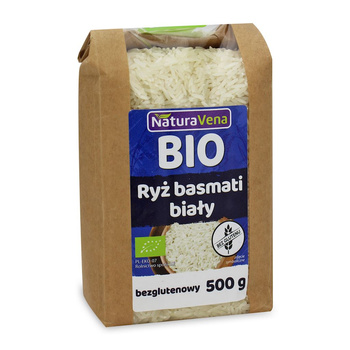 Ryż Basmati Biały Bezglutenowy BIO (6 szt x 500 g)