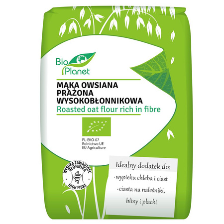 Mąka Owsiana Prażona Wysokobłonnikowa BIO (6 szt x 300 g)