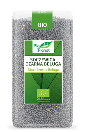 Soczewica Czarna Beluga BIO 500 g