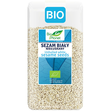 Sezam Biały Niełuskany BIO (2 szt x 400 g)