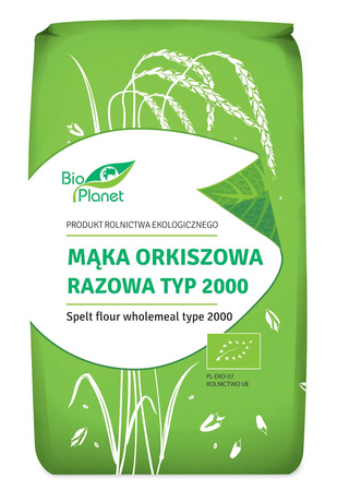 Mąka orkiszowa Razowa Typ 2000 BIO 500 g