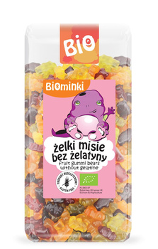 Żelki Misie Bez Żelatyny Bezglutenowe BIO 400 g