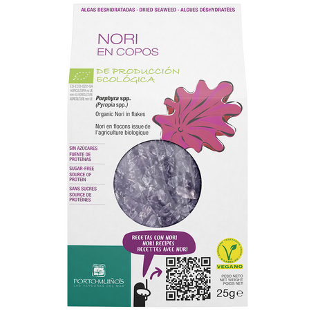 Algi Morskie Suszone - Nori Płatki BIO (2 szt x 25 g)