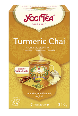 Herbatka Złoty Chai z Kurkumą (Turmeric Chai) BIO (17 x 2 g) (2 szt x 34 g)