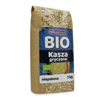 Kasza Gryczana Niepalona Bezglutenowa BIO (5 szt x 1 kg)