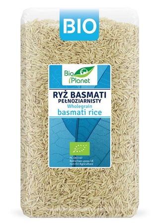 Ryż Basmati Pełnoziarnisty BIO (2 szt x 1 kg)