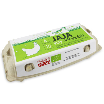 Jaja Kury Zielononóżki M BIO (10 Szt.)