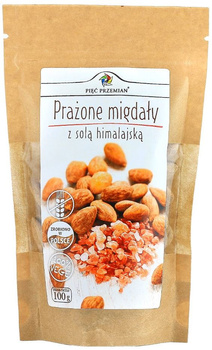 Migdały Prażone z Solą Kłodawską Bezglutenowe (2 szt x 100 g)