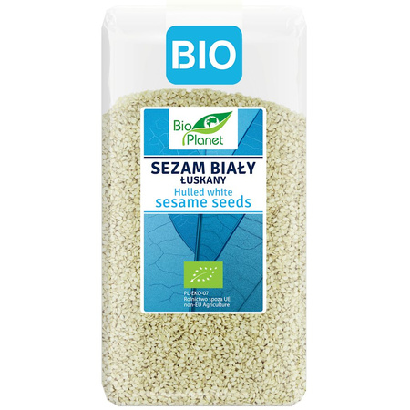 Sezam Biały Łuskany BIO (2 szt x 400 g)
