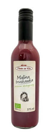 SOK PRZECIEROWY MALINA - TRUSKAWKA BIO 375 ml