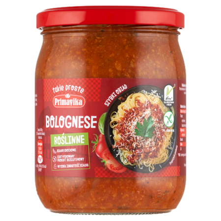 Sos Wegański Bolognese Bezglutenowy (2 szt x 470 g)