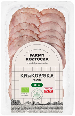 Kiełbasa Krakowska Sucha Plastry BIO 80 g