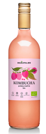 Kombucha Malinowa BIO 750 ml