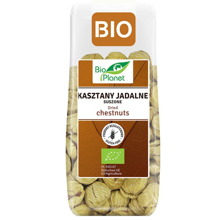 Kasztany Jadalne Suszone Bezglutenowe BIO (2 szt x 200 g)