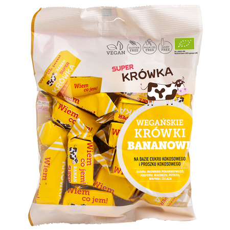 Krówki Bananowe Bezmleczne Bezglutenowe BIO (3 szt x 150 g)