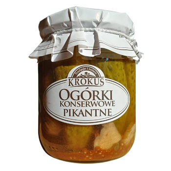 Ogórki Konserwowe Pikantne 500 g () (3 szt x 250 g)